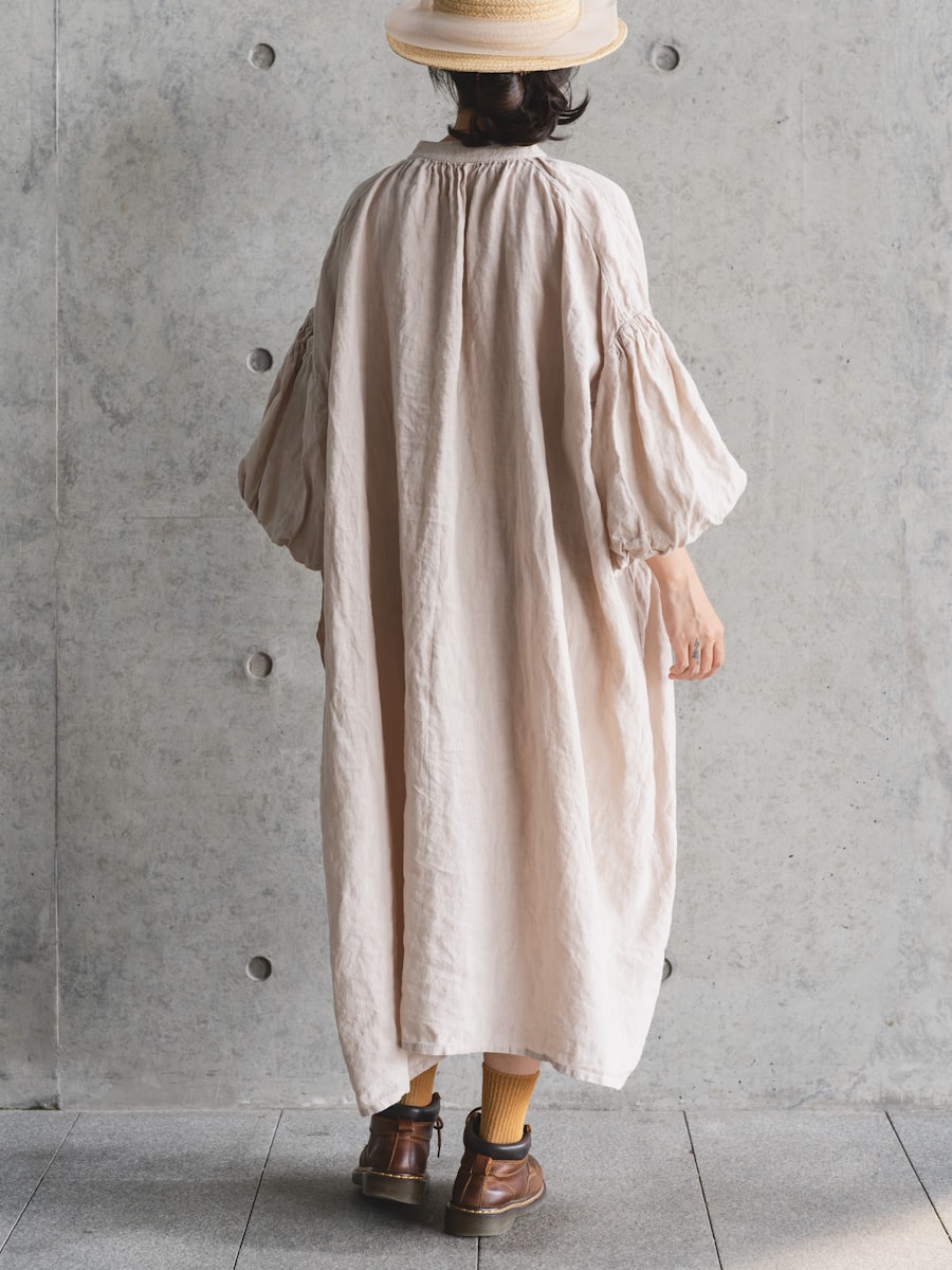 Women's Linen Button Shirt Dress — view 1