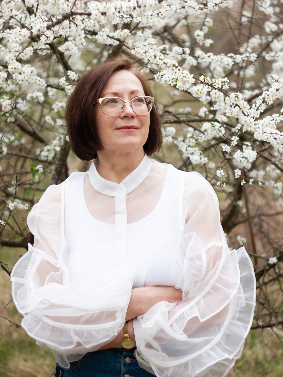 Women's Sheer Puff Sleeve Blouse — view 1